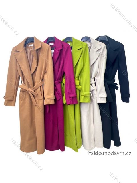 Kabát flaušový dlhý rukáv dámsky (S/M ONE SIZE) TALIANSKA MÓDA IMPLM22555300018