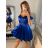 Šaty elegantní  bez rukávu dámské (S/M ONE SIZE) ITALSKÁ MÓDA IMPLS22B22947