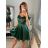 Šaty elegantní  bez rukávu dámské (S/M ONE SIZE) ITALSKÁ MÓDA IMPLS22B22947
