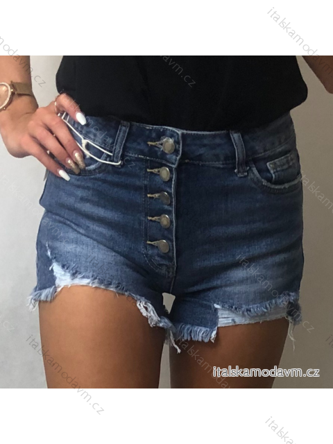 Kraťasy riflové krátké dámské (XS-XL) M.SARA MSR21G3780-2/DR