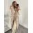 Kabát zimné s kožušinkou dámsky (XS-L) MFFASHION IMMF21PS2220-01