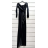 Šaty elegantný dlhý rukáv dámske (S/M ONE SIZE) TALIANSKA MÓDA IMPSH2211773
