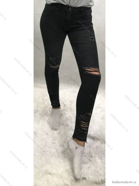 Rifle jeans dámske (25-31) Talianska móda MA119POP5313/DR