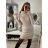 Šaty úpletové carmen s rolákom dlhý rukáv dámske (S/M ONE SIZE) TALIANSKA IM422JK7026