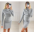 Šaty elegantní dlouhý rukáv dámské (S/M ONE SIZE) ITALSKÁ MÓDA IMPBB22S3749