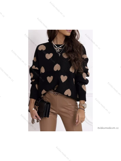 Sveter dlhý rukáv dámsky vánoční (S/M ONE SIZE) TALIANSKA MÓDA IMPLI225901