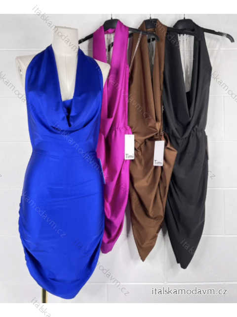 Šaty elegantné bez rukávov dámske (S/M ONE SIZE) TALIANSKA MÓDA IMPBB22A107711
