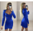 Šaty elegantný dlhý rukáv dámske (S/M ONE SIZE) TALIANSKA MÓDA IMPBB22B23112