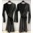 Šaty elegantný dlhý rukáv dámske (S/M ONE SIZE) TALIANSKA MÓDA IMWE223962