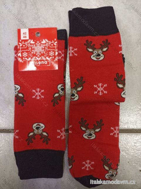 Ponožky veselé vianočné pánske (42-46) POLSKÁ MÓDA DPP22220