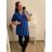 Tunika 3/4 rukáv dámská (XL/2XL ONE SIZE) TALIANSKA MóDA IM322STELA/DR