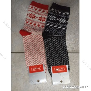 Ponožky slabé vianočné dámske (37-41) POLSKÁ MÓDA DPP22227