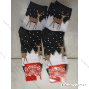Ponožky slabé vianočné dámske (37-41) POLSKÁ MÓDA DPP22228