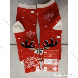 Ponožky slabé vianočné dámske (37-41) POLSKÁ MÓDA DPP22229