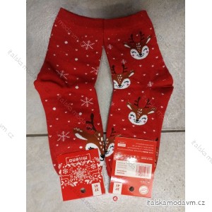 Ponožky slabé vianočné dámske (37-41) POLSKÁ MÓDA DPP22230