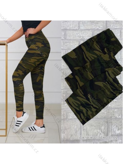 Legíny dlhé dámske nadrozmer maskáč (L/XL-2X/3XL-4XL/5XL) SAL SMILING SAL22MA-16/DR