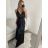 Šaty elegantné spoločenské dlhé na ramienka dámske (XS/S/M/L ONE SIZE) TALIANSKA MÓDA IM322ELEGAN/DR