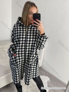 Kabát podzimní dlouhý rukáv dámský (S/M/L/XL ONE SIZE) ITALSKÁ MÓDA IMPLI2220606