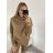 Sveter oversize s rolákom dlhý rukáv dámsky (S/M/L ONE SIZE) TALIANSKA MÓDA IMWD2292119