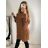 Svetr oversize prodloužený s rolákem dlouhý rukáv dámský (S/M/L ONE SIZE) ITALSKÁ MÓDA IMWGS223723/DR M/L fuchsiová