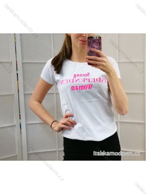 Tričko krátky rukáv dámske (sl) TURECKÁ MÓDA IMT19239/D/P8