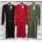 Šaty elegantní sametové dlouhý rukáv dámské (S/M ONE SIZE) ITALSKÁ MÓDA IMWDD224028