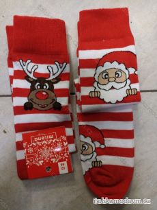 Ponožky veselé vianočné dorastové (29/31-35/37) POLSKÁ MÓDA DPP22223M