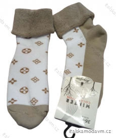 Ponožky vianočné santa teplé termo dámske (36-40) POLSKÁ MODA DPP22271