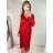 Šaty elegantné trblietavé flitrové dlhý rukáv dámske (S/M ONE SIZE) TALIANSKA MÓDA IMWGS223661/UL S/M béžová