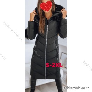 Bunda/kabát s kapucňou dlhý rukáv dámsky (S-2XL) PMWB223904B/DU
