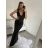 Šaty elegantné spoločenské na ramienka dámske (S/M ONE SIZE) TALIANSKA MÓDA IMPSH22116762/DR S/M červená