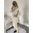 Šaty pletené s rolákom dlhý rukáv dámske (S/M/L ONE SIZE) TALIANSKA MÓDA IMD221099