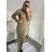 Šaty pletené s rolákom dlhý rukáv dámske (S/M/L ONE SIZE) TALIANSKA MÓDA IMD221099