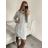 Šaty pletené s rolákom dlhý rukáv dámske (S/M/L ONE SIZE) TALIANSKA MóDA IM4221085/DU červená