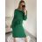 Šaty elegantní pletené dlouhý rukáv dámské (S/M ONE SIZE) ITALSKÁ MÓDA IMWKK224078