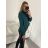 Košile saténová dlouhý rukáv dámské (S/M/L ONE SIZE) ITALSKá MóDA IM322560/DR M/L červená