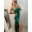 Šaty elegantné na ramienka dámske (S/M ONE SIZE) TALIANSKA MÓDA IMPBB22A11298