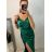 Šaty elegantné na ramienka dámske (S/M ONE SIZE) TALIANSKA MÓDA IMPBB22A11298