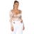 Top/blúzka dlhý rukáv dámske (S/M ONE SIZE) TALIANSKA MÓDA IMM22Ls21100/DR S/M staroružová