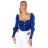 Top/blúzka dlhý rukáv dámske (S/M ONE SIZE) TALIANSKA MÓDA IMM22Ls21100/DR S/M staroružová