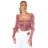 Top/blúzka dlhý rukáv dámske (S/M ONE SIZE) TALIANSKA MÓDA IMM22Ls21100/DR S/M staroružová