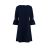 190-6 MARGARET šaty s čipkou na rukávoch - Navy Blue
