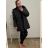 Bunda s kapucňou dámska nadrozmer (4XL-8XL) BESS222251 čierna 4XL