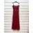 Šaty elegantní společenské na ramínka dámské (S/M ONE SIZE) ITALSKÁ MÓDA IMPSH23L633