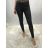 Kalhoty legíny koženkové dlouhé dámské (XS-XL) MOON GIRL MA523D9815/DU XL čierna