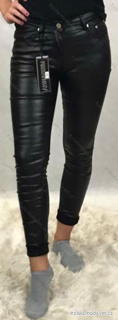 Nohavice koženkové dlhé dámske (34-42) MISS ANNA MA118E621/DU