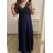 Šaty plesové elegantní společenské bez rukávu dámské nadrozměr (L/XL/2XL ONE SIZE) ITALSKÁ MÓDA IMM23XF-324/DU XL/2XL smaragdová