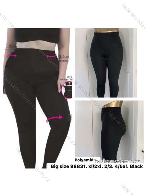 Legíny dlouhé dámské zeštíhlujcí s vysokým pasem nadrozměr (XL/2XL-4XL/5XL) TURECKÁ MÓDA TMWL2398831/DU
