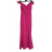 Šaty elegantné spoločenské carmen dlhé dámske (XS/S/M/L ONE SIZE) TALIANSKA MÓDA IM322063/DR9 tmavě růžová