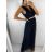 Šaty dlhé spoločenské elegantné plesové dámske (S/M ONE SIZE) TALIANSKA MÓDA IMM22Q52232/DUR smaragdová S/M/L